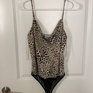 Trendy cheetah bodysuit.